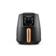 Karaca Air Pro Cook XL 2 in 1 Konuşan Airfryer Black Copper 4L