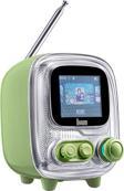 Divoom Tiivoo-2 FM Radyolu Mini Bluetooth Hoparlör, Kablosuz Piksel Ekranlı Retro Taşınabilir Ses Bo