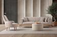 Edsy Home Rebull 3+1 Koltuk Takımı Sütlü Kahve