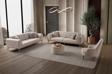 Edsy Home Rebull 3+3+1 Koltuk Takımı Sütlü Kahve