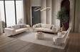 Edsy Home Rebull 3+3+1+1  Koltuk Takımı Sütlü Kahve