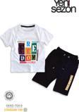 Triliya Pamuklu Unisex Çocuk Kapri Takımı (Cepli & Kordonlu, 3-12 Yaş)