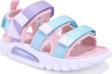 Vicco Cube 332F25Y212 Gri Pudra Ortopedik Günlük Kız Çocuk Spor Sandalet
