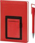 Sedef Silver 13 X 21 Kanguru Cepli Termo Deri Tarihsiz Ajanda Defter Telefon Tutucu Lu Kalem Seti