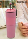 Sedef Silver French Press Kahve Demleme 450 Ml Coffee Termos