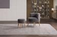Barella Home Living Panda Çay Seti Berjer Ve Puf Takımı (Salon, Balkon, Ofis) (2) Li Takım