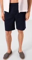 Lacivert Standart Fit Dokuma Hafif Esnek Chino Erkek Şort - 81289