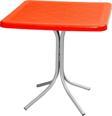 Omnipazar MT-CF870 Prima Fonte Plastik Kare Bahçe Balkon Masa 70x70 cm