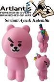 Silikon Sevimli Ayıcık Kalemlik 1 Adet Yumuşak Silikon Sevimli Hayvanlar Kalem Kutusu Eğlenceli Hediyelik Kalemlik