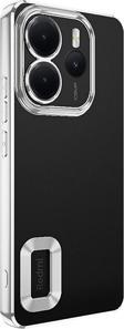 Redmi Note 14 4G Kılıf Köşeleri Renkli Şeffaf Kamera Korumalı Silikon Luxury Kapak