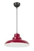 Carmen Özel Tasarım Modern Cafe Mutfak Salon Bordo Içi Beyaz ( Çap 30 Cm) Sarkıt Tekli Avize