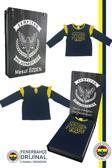 Fenerbahçe Orijinal Lisanslı Uzun Kol Lacivert Bebek Sweat Kişiye Özel Hediyelik Ahşa