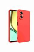Fuchsia Realme 12 Lite Uyumlu Yumuşak Silikon Telefon Kılıfı