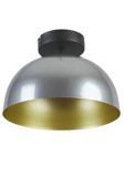 Neo Modern Tasarım Cafe Mutfak Metal Gri Içi Gold Plafonyer Tekli Avize