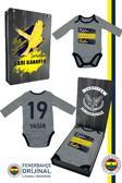 Fenerbahçe Orijinal Lisanslı Kalpleri Fetheden Renkler Bebek Body Zıbın Kişiye Özel He