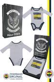 Fenerbahçe Orijinal Lisanslı Kalpleri Fetheden Renkler Bebek Body Zıbın Kişiye Özel H