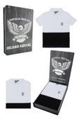 Beşiktaş Orijinal Polo Yaka Çocuk T-shirt Kişiye Özel Hediyelik Ahşap Kutulu