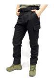 Kordak Erkek Içi Polarlı Tactical Outdoor Su Geçirmez Siyah Softshell Pantolon M