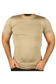 Asker Kolisi Erkek Bej Askeri Mikro T-Shirt M