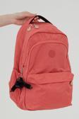 Rosso Collina Unisex Krinkıl Su Geçirmez Kumaş Büyük Boy Çok Gözlü Okul Seyahat Sırt Çantası Somon