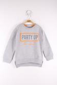 Toontoy Kız Çocuk Party Up Baskılı Sweatshirt 