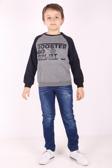 Toontoy Erkek Çocuk Reglan Kol Detaylı Cepli Sweatshirt