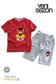 Triliya Pamuklu Unisex Çocuk Kapri Takımı (Cepli & Kordonlu, 3-12 Yaş)