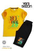 Triliya Pamuklu Unisex Çocuk Kapri Takımı (Cepli & Kordonlu, 3-12 Yaş) TRL-36