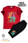 Triliya Pamuklu Unisex Çocuk Kapri Takımı (Cepli & Kordonlu, 3-12 Yaş) TRL-36