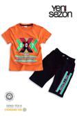 Triliya Pamuklu Unisex Çocuk Kapri Takımı (Cepli & Kordonlu, 3-12 Yaş) TRL-31