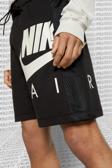Nike Sportswear Air French Terry Short Kalın Pamuklu Siyah Erkek Şort