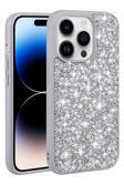 Apple iPhone 14 Pro Kılıf Parlak Taşlı Tasarım Linea Kapak