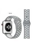 Apple Watch 7 8 9 10 Seri 40 41 42mm Uyumlu Spor Silikon Kordon