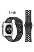 Apple Watch 7 8 9 10 Seri 40 41 42mm Uyumlu Spor Silikon Kordon