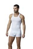 Güryıldız Underwear Güryıldız 12'Li Beyaz Ribana Sporcu Atlet 24008