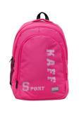Kaff 3 Gözlü Pembe Su Geçirmez Ortopedik Sırt Destekli Unisex Sırt Çantası 00310