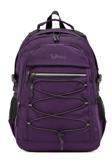 Kaff Young 51537 Purple Mor Unisex Çok Cepli Suya Dayanıklı Sırt Çantası