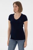 U.S. Polo Assn. Kadın V Yaka Basic T-shirt 2080797