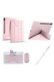 Redmud Teknoloji Samsung Galaxy Tab S7 Fe Lte T737 T730 12.4'' Uyumlu Kılıf Dokunmatik Kalem Ve Klavye Mouse 3'Lü Set