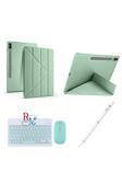 Redmud Teknoloji Galaxy Tab S9 Fe Plus 12.4 İnç Uyumlu Standlı Kılıf Dokunmatik Kalem Ve Klavye Mouse 3Lü Set