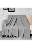 Denizli Concept Trendy Koltuk Örtüsü Gri 2'Li Set 170X230Cm