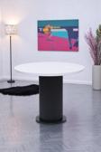 Bohem Yuvarlak Lak Panel Mutfak Masası 100cm