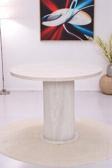Bohem Yuvarlak Lak Panel Mutfak Masası 100cm