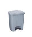 Omnipazar SY-4255 40 lt Köşeli Pedallı Plastik Çöp Kovası (İç Kovasız)