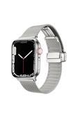 Apple Watch 38mm Uyumlu KRD-85 Metal Otomatik Mekanizmalı Klips Kordon