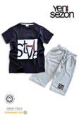 Triliya Pamuklu Unisex Çocuk Kapri Takımı (Cepli & Kordonlu, 3-12 Yaş) TRL-36