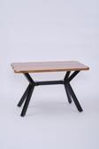 Kütük MDF Boyalı Lak Panel Mutfak Masası 70x120