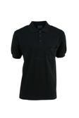 Oppland Erkek Polo Yaka Cepli Kısa Kollu Hilfiger Model Normal Kesim Pamuklu Lakos Kumaş Tişört Siyah 2XL