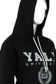 Oppland Kadın Moda Desenli Sportif Rahat Kesim Uzun Kollu Kapüşonlu Sweatshirt Siyah L