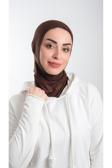 Hürrem Bone Kahverengi Pratik Hazır Geçmeli Tesettür Bone Sandy Kumaş Spor Hijab 2113_14